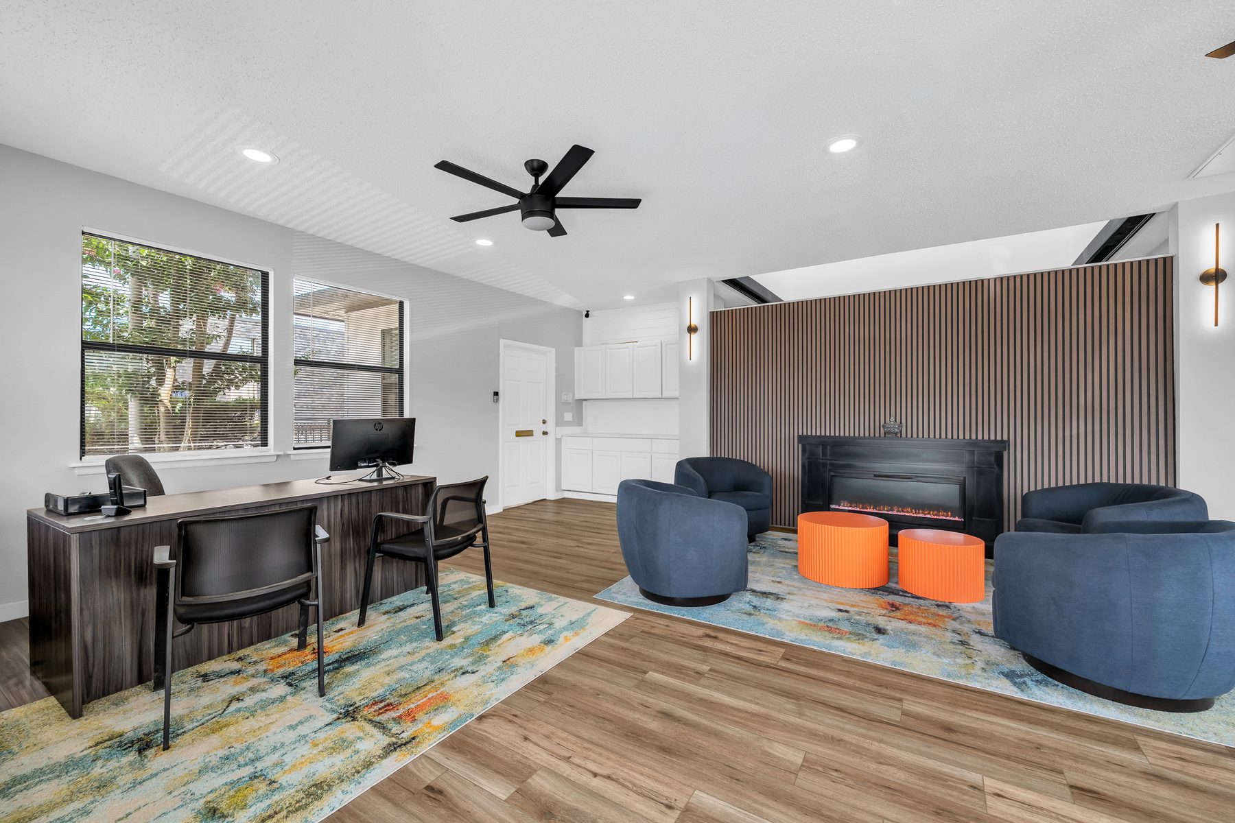 Resident clubhouse lounge