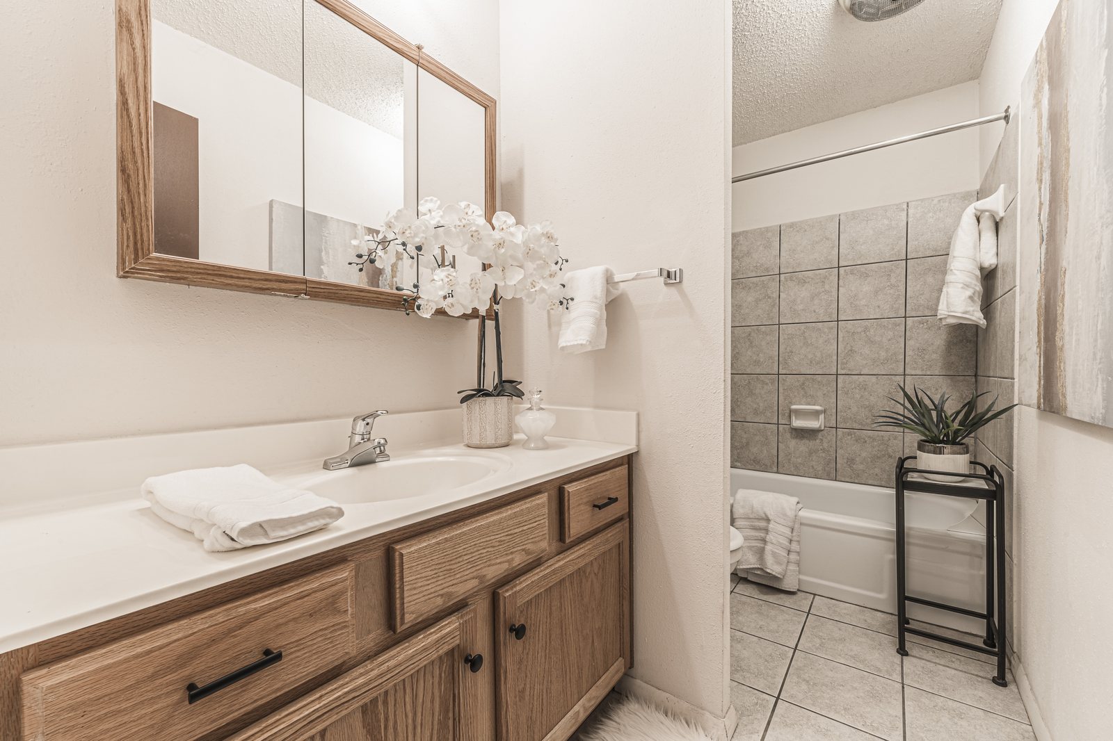 Renovated bathroom
