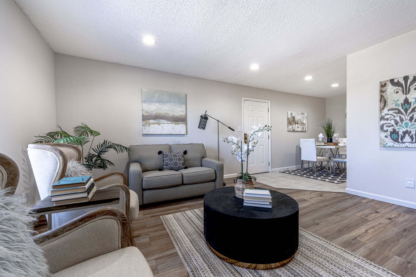 Renovated living room